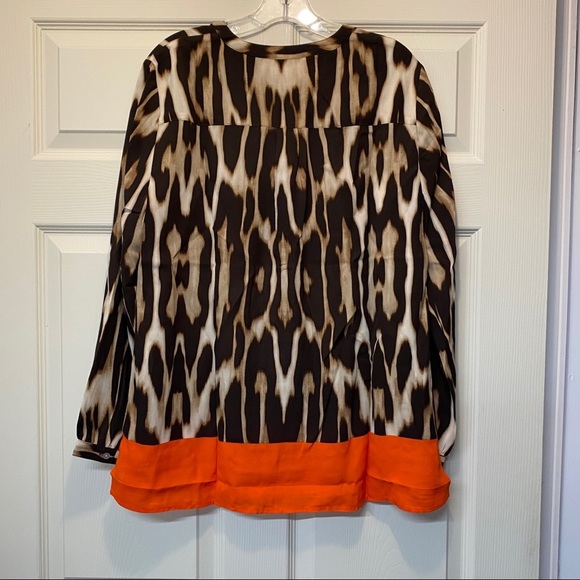 Chico's Chic Ocelot Lola Top Shirt Blouse Animal - Picture 7 of 9